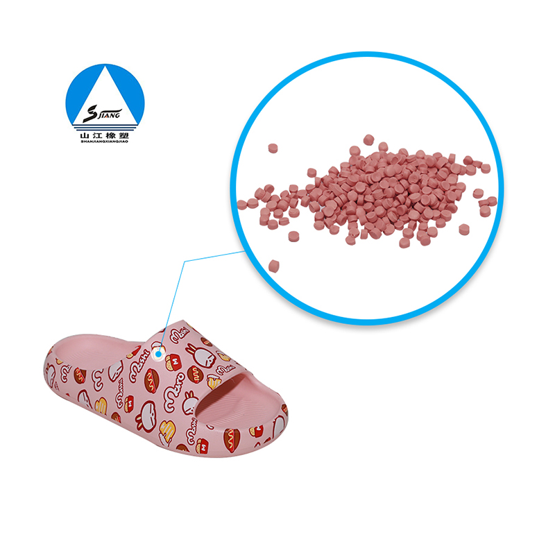 EVA slipper rubber particles