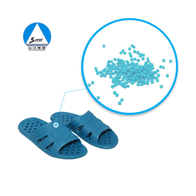 EVA slipper rubber particles