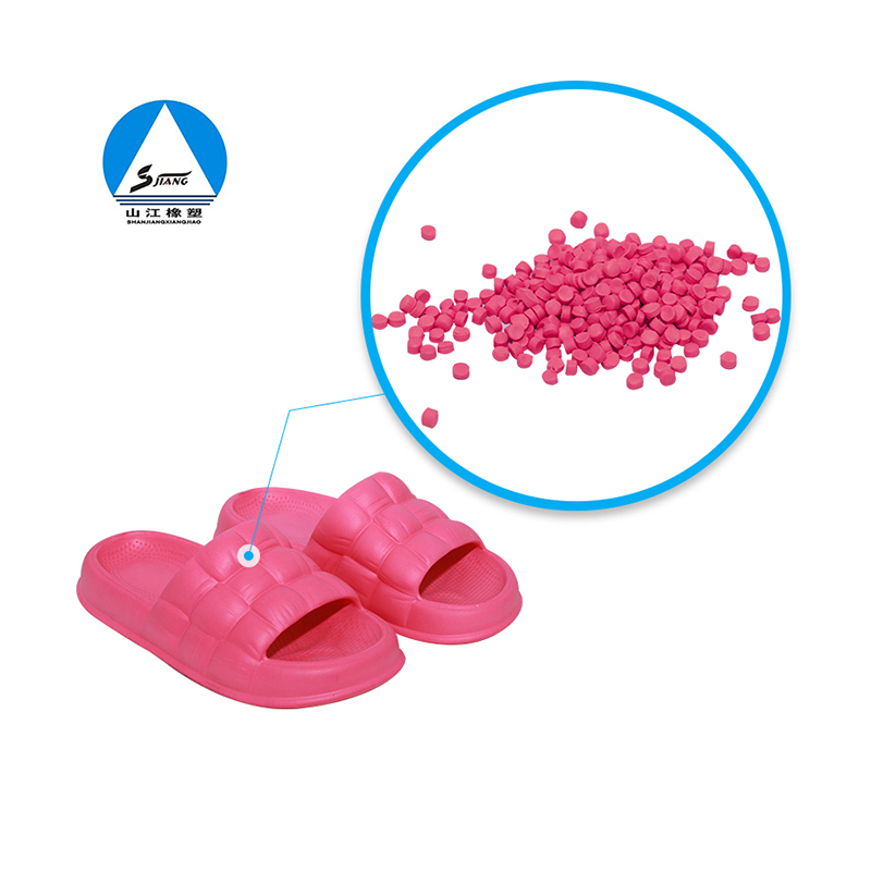 EVA slipper rubber particles