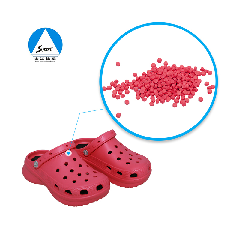 EVA slipper rubber particles