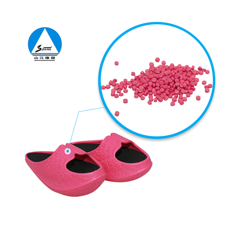 EVA slipper rubber particles