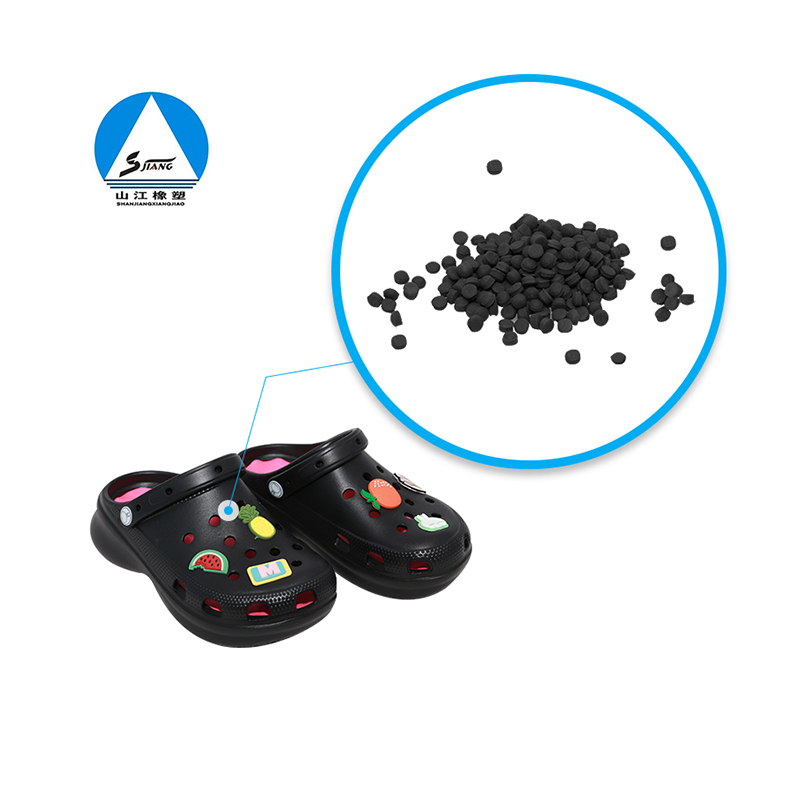 EVA slipper rubber particles