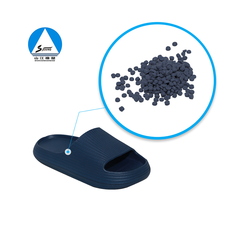 EVA slipper rubber particles