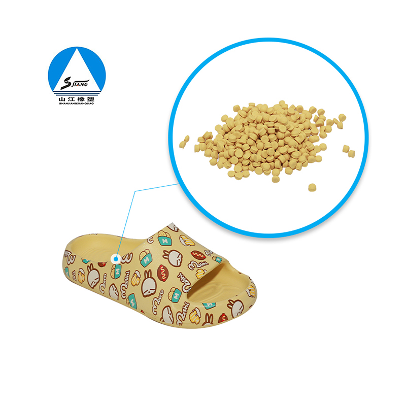 EVA slipper rubber particles