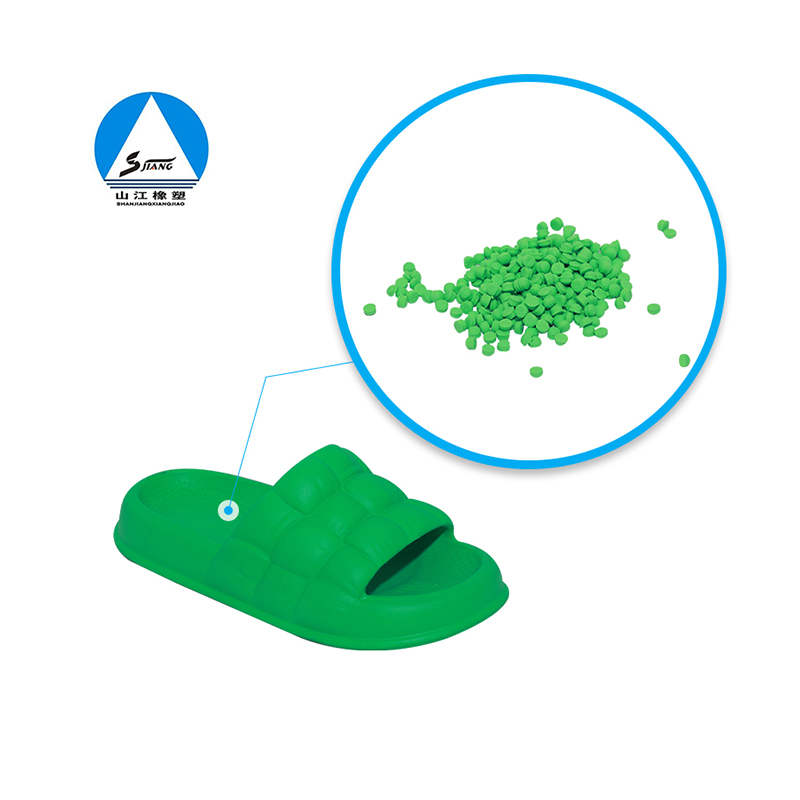 EVA slipper rubber particles