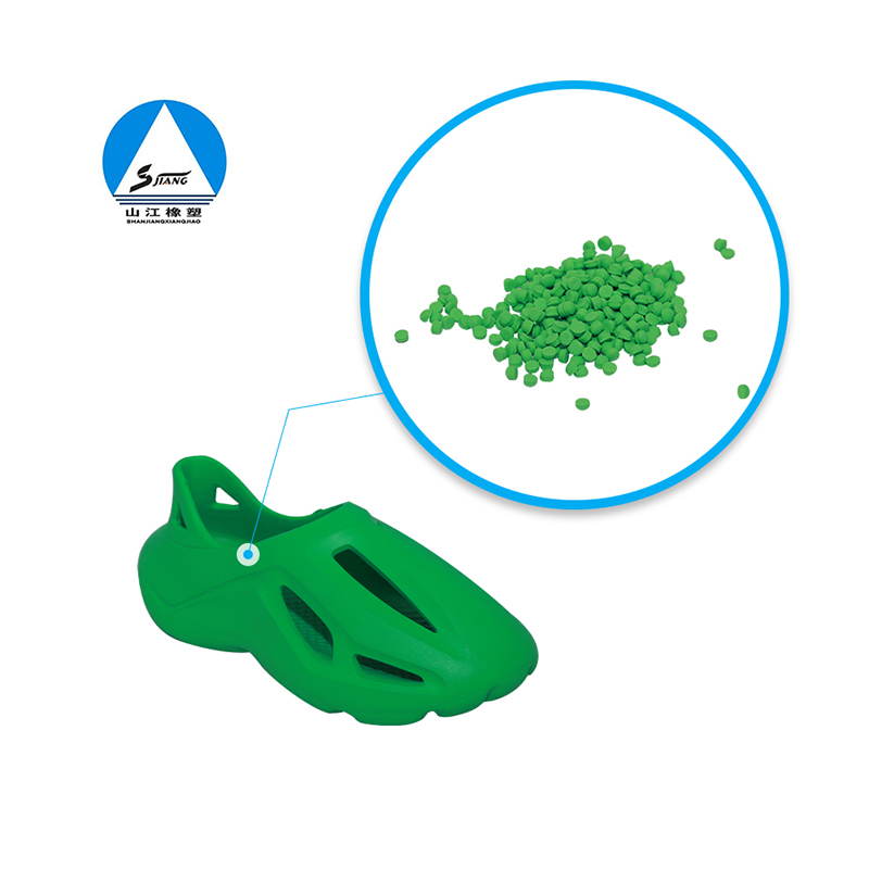 EVA slipper rubber particles