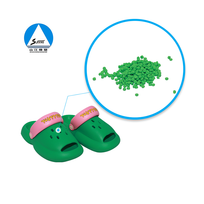 EVA slipper rubber particles