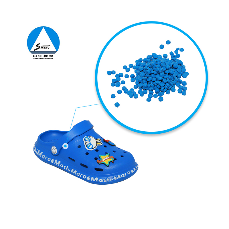 EVA slipper rubber particles