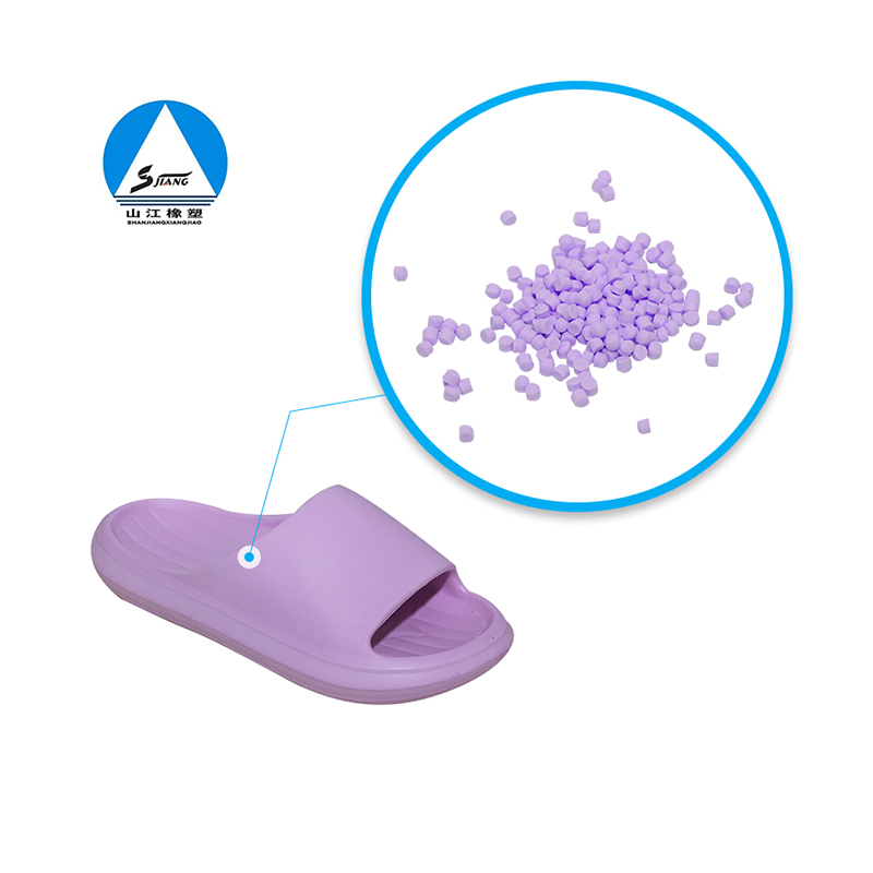 EVA slipper rubber particles