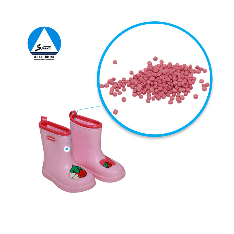 EVA rain boots rubber particles