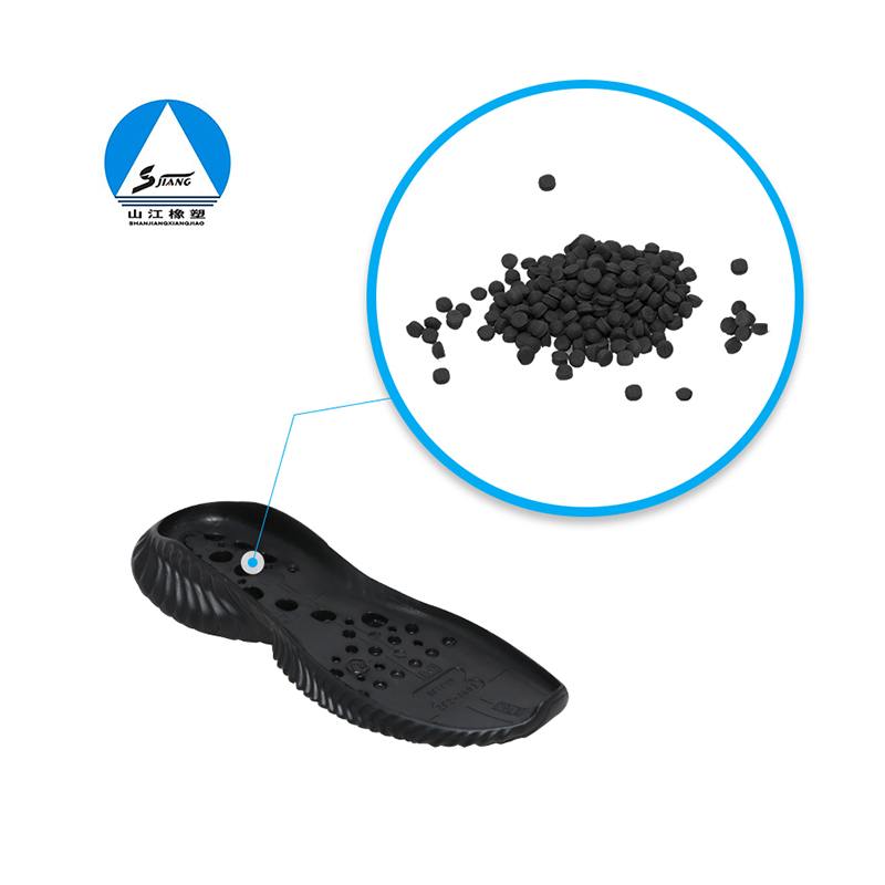 EVA rubber and plastic foam sole rubber particles