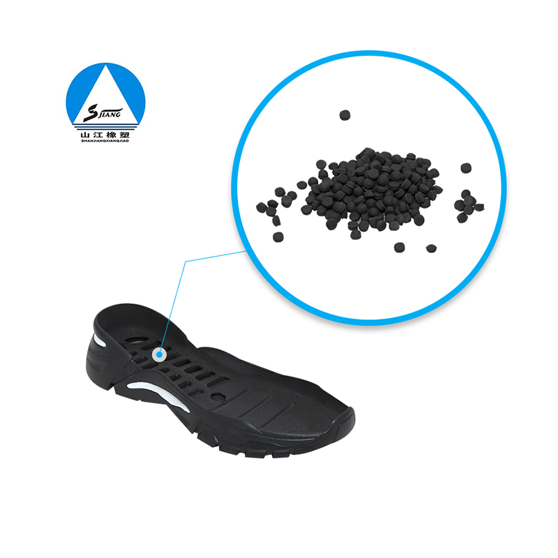 EVA rubber and plastic foam sole rubber particles