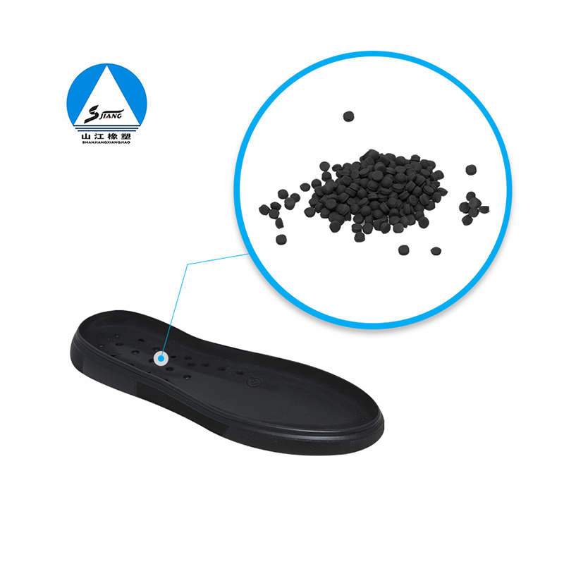 EVA rubber and plastic foam sole rubber particles