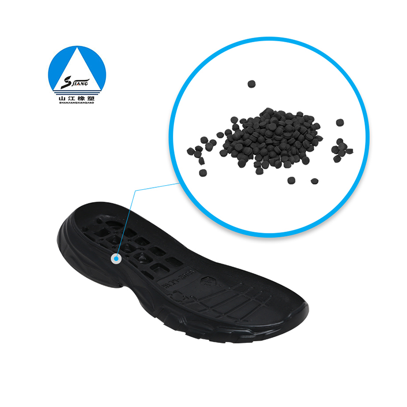 EVA rubber and plastic foam sole rubber particles