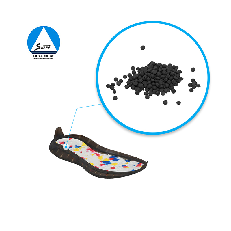 EVA rubber and plastic foam sole rubber particles