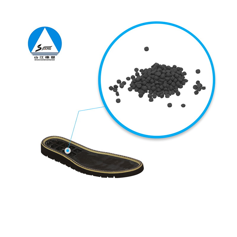 EVA rubber and plastic foam sole rubber particles