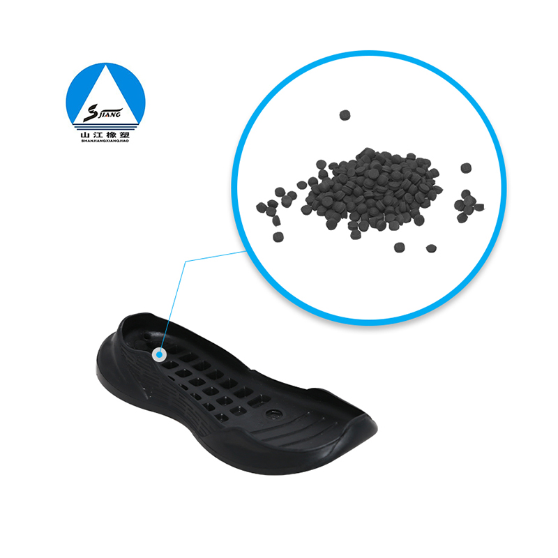 EVA rubber and plastic foam sole rubber particles